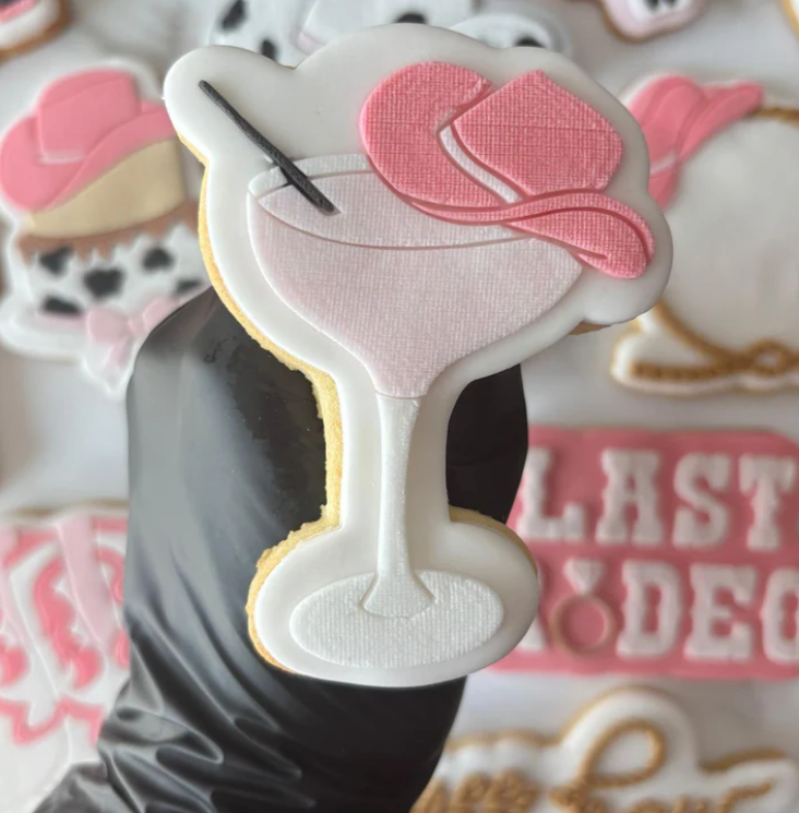 RODEO 6 - Cocktail mit Hut (Ausstechform und Stamp)