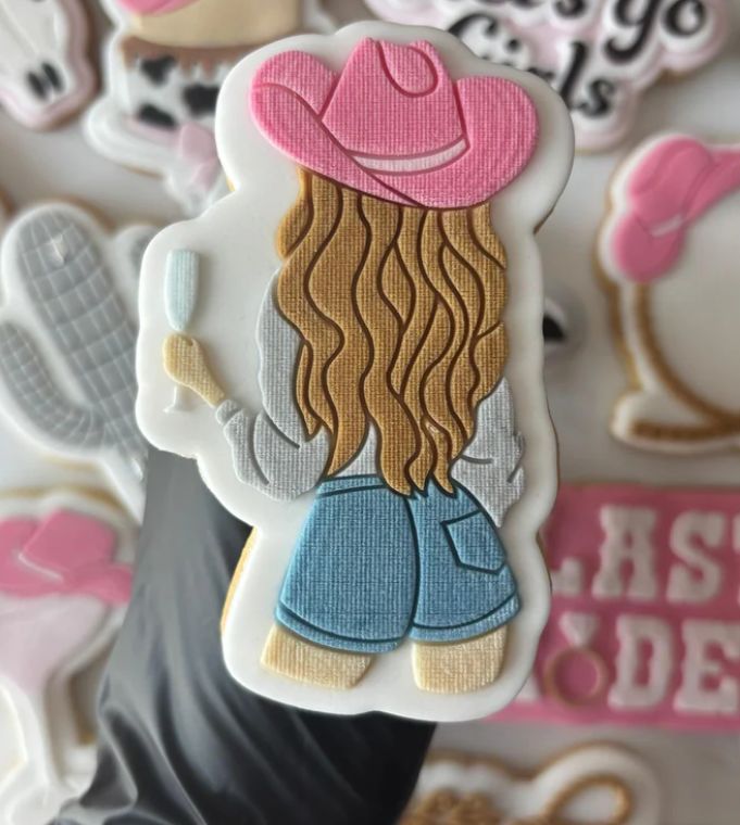 RODEO 9 - Rodeo-Mädchen (Ausstechform und Stamp)