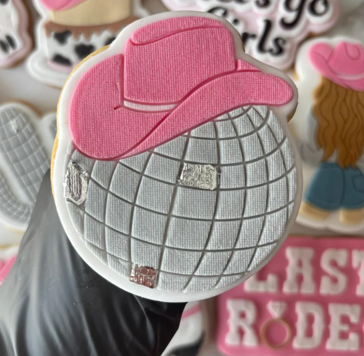 RODEO 10 - Discokugel mit Hut (Ausstechform und Stamp)