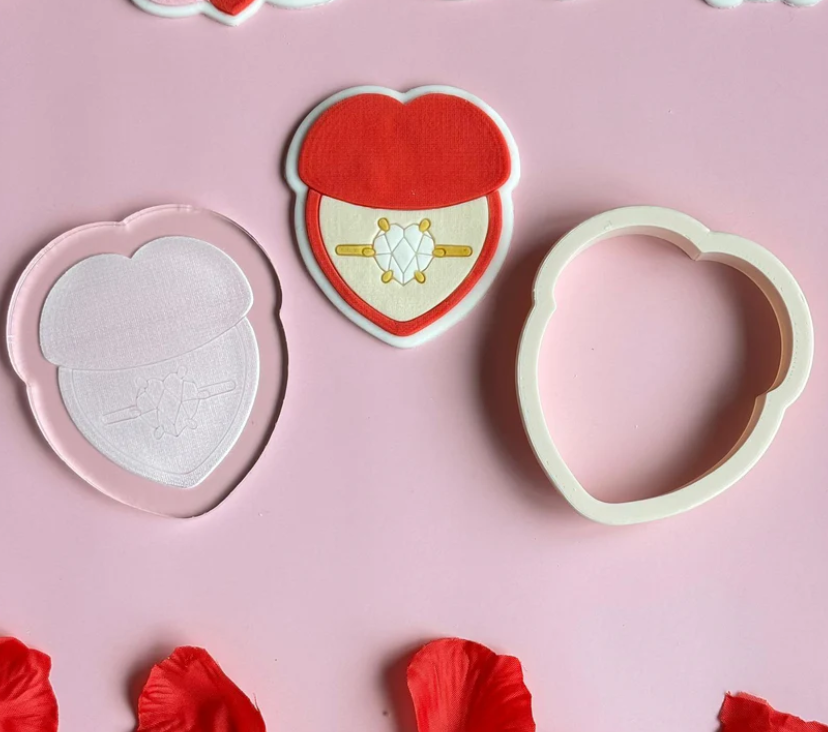 VALENTINSTAG 8 - Ring (Ausstechform und Stamp)