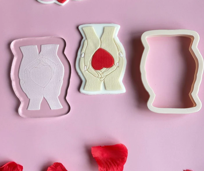 VALENTINSTAG 10 - Hände mit Herz (Ausstechform und Stamp)