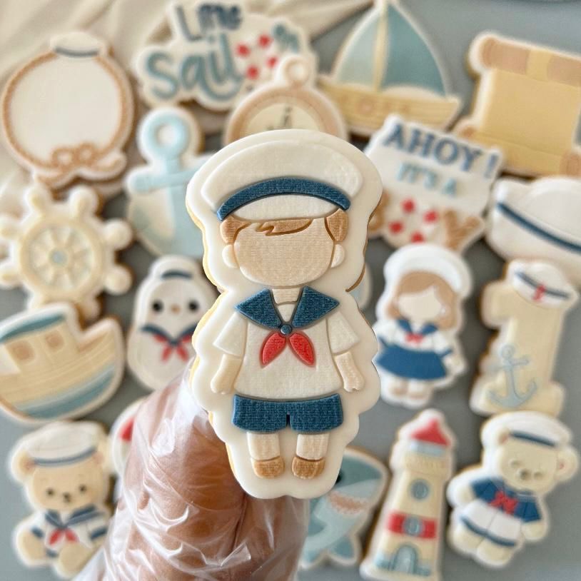 SEEMANN 1 - Matrosenjunge (Ausstechform und Stamp)