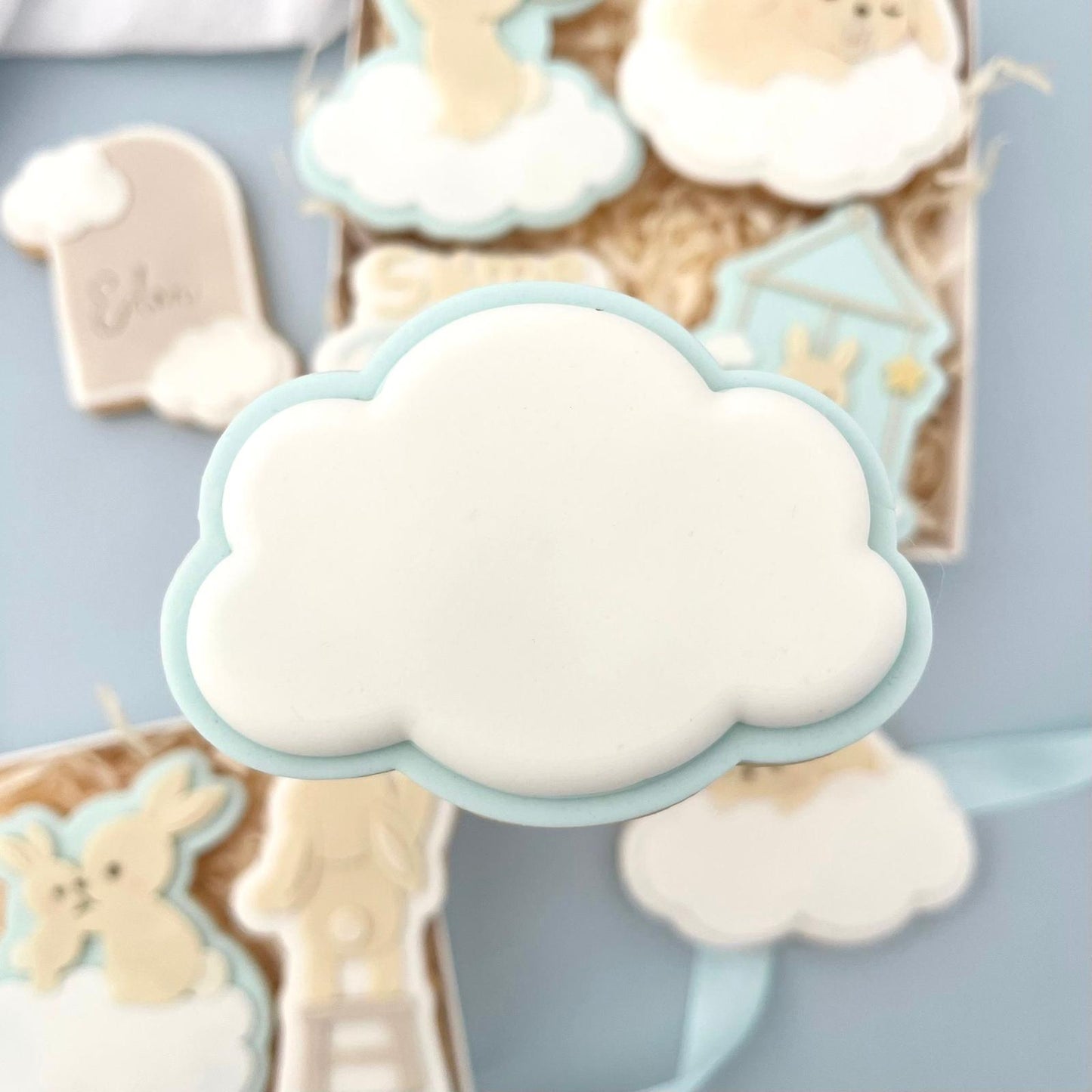 WOLKENHASE 7 - 3D-Wolke (Ausstechform und Stamp)