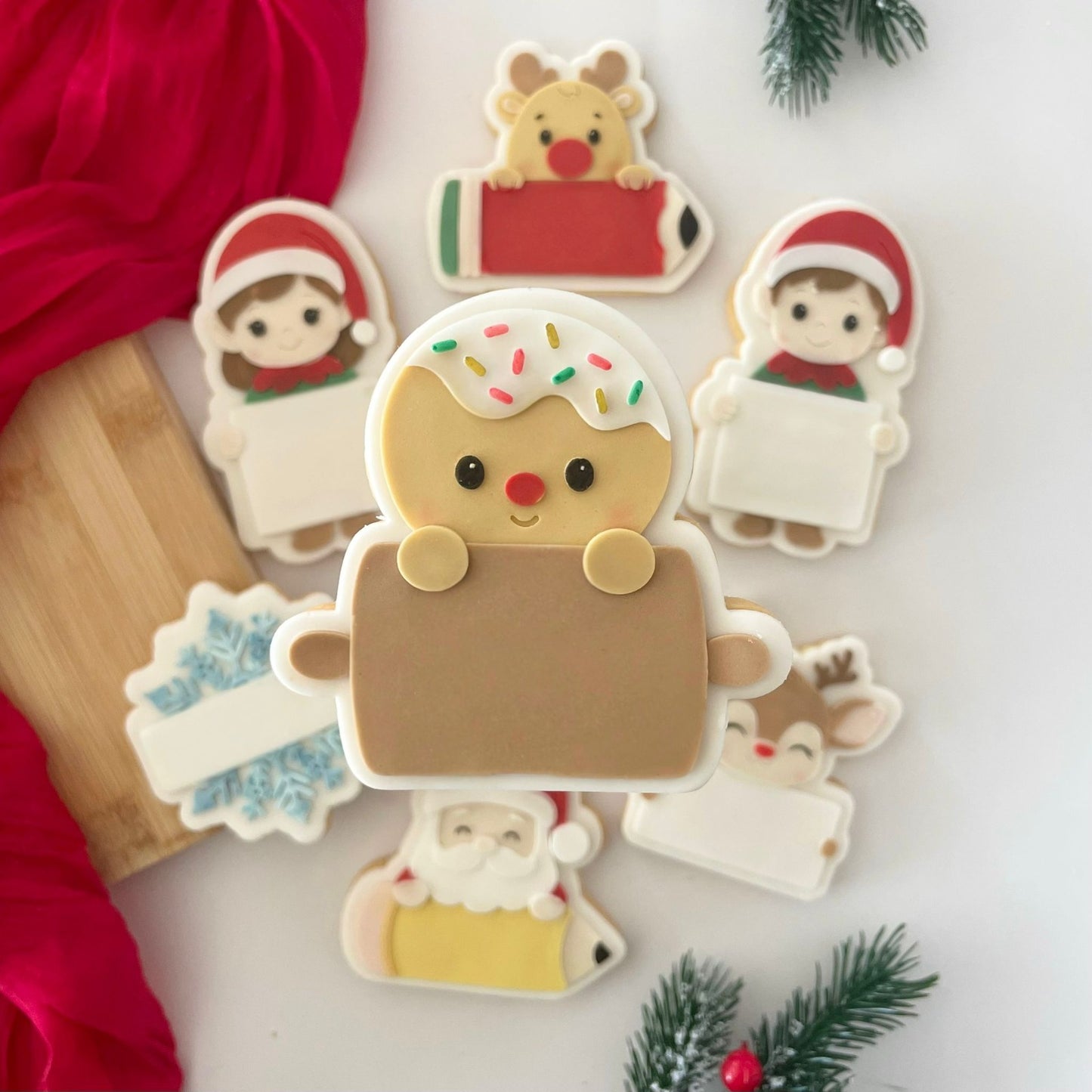 WEIHNACHTEN 2025 - 142 Lebkuchenmann mit Rahmen