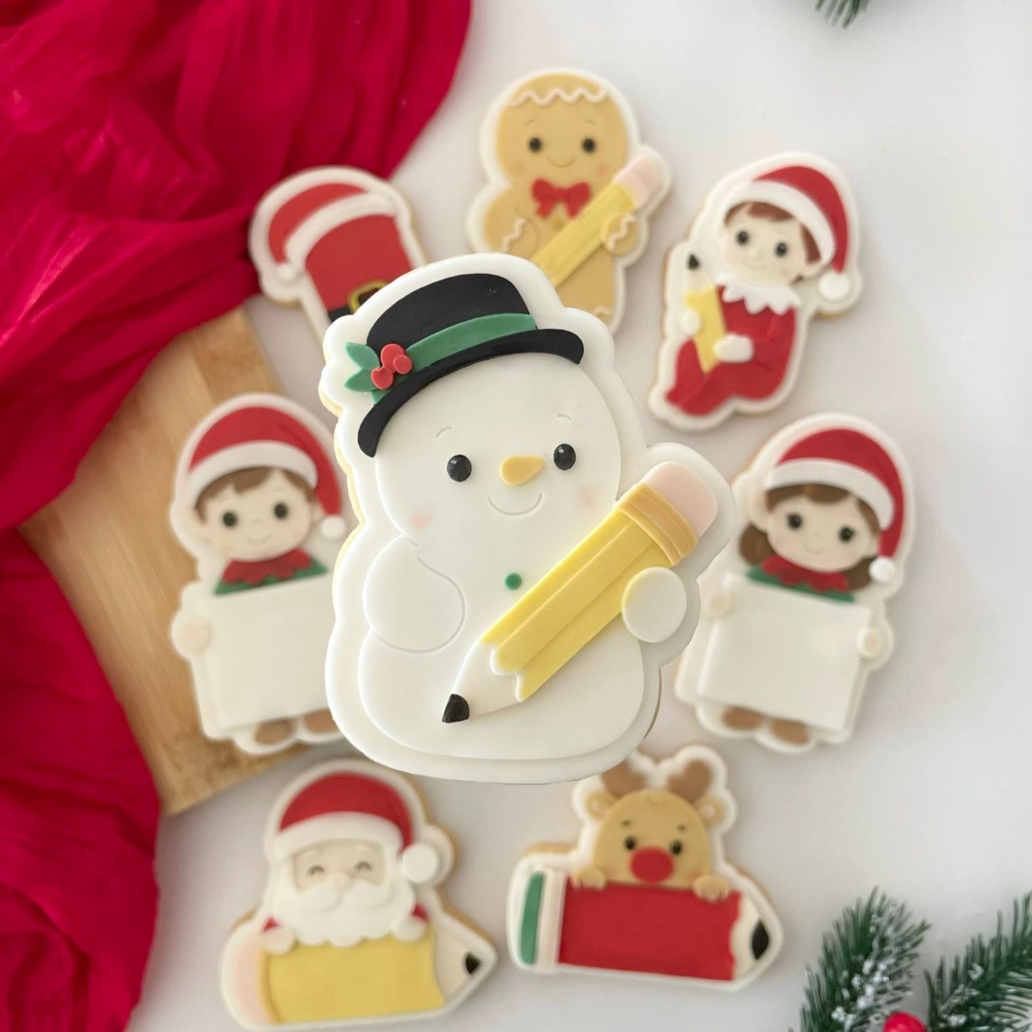 WEIHNACHTEN 2025 - 150 Schneemann mit Bleistift