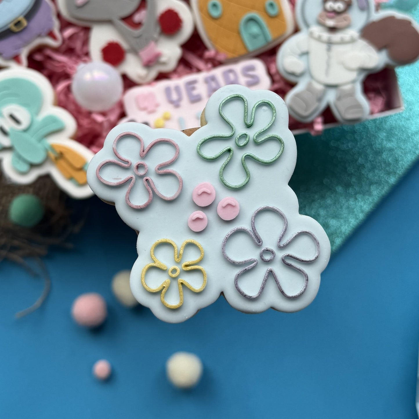 SPONGEBOB 10 - Blumen (Ausstechform und Stamp)