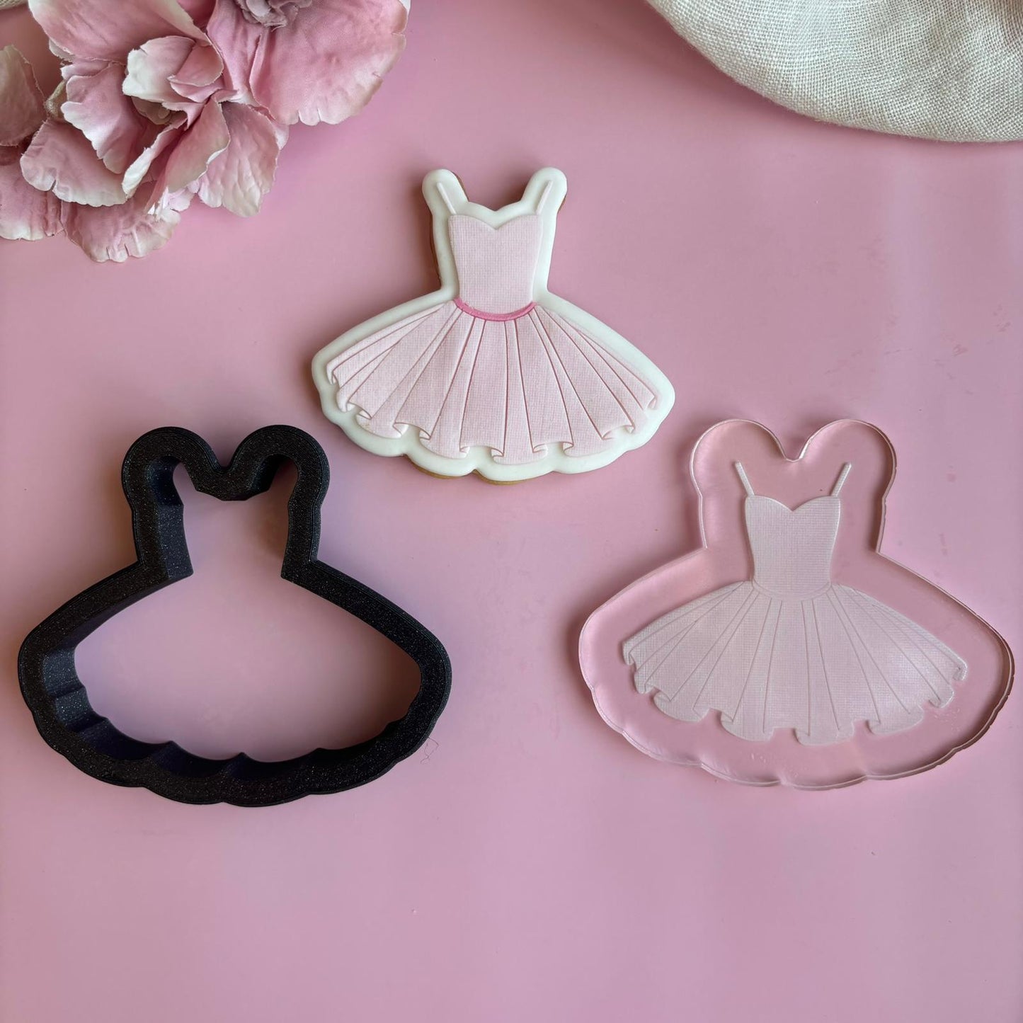 BALLERINA 6 - Tutu (Ausstechform und Stamp)