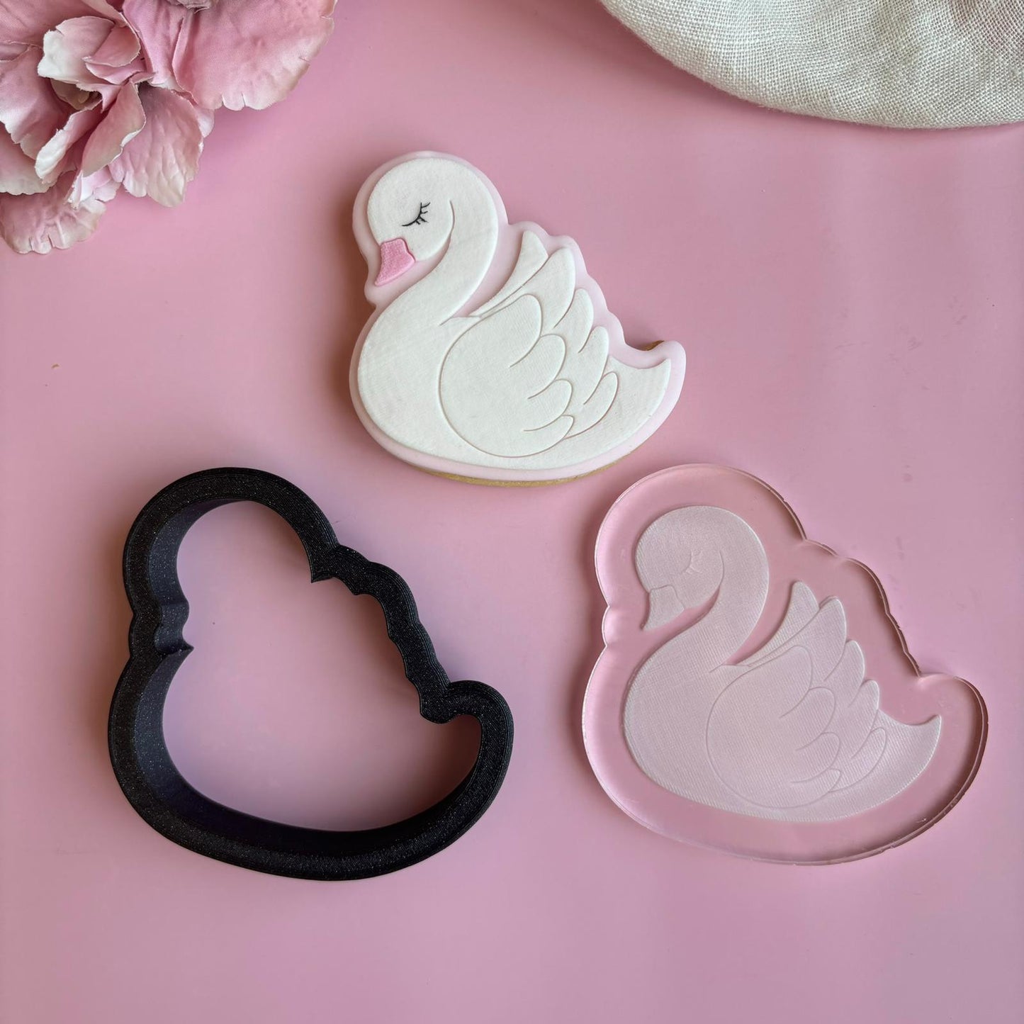 BALLERINA 9 - Schwan (Ausstechform und Stamp)