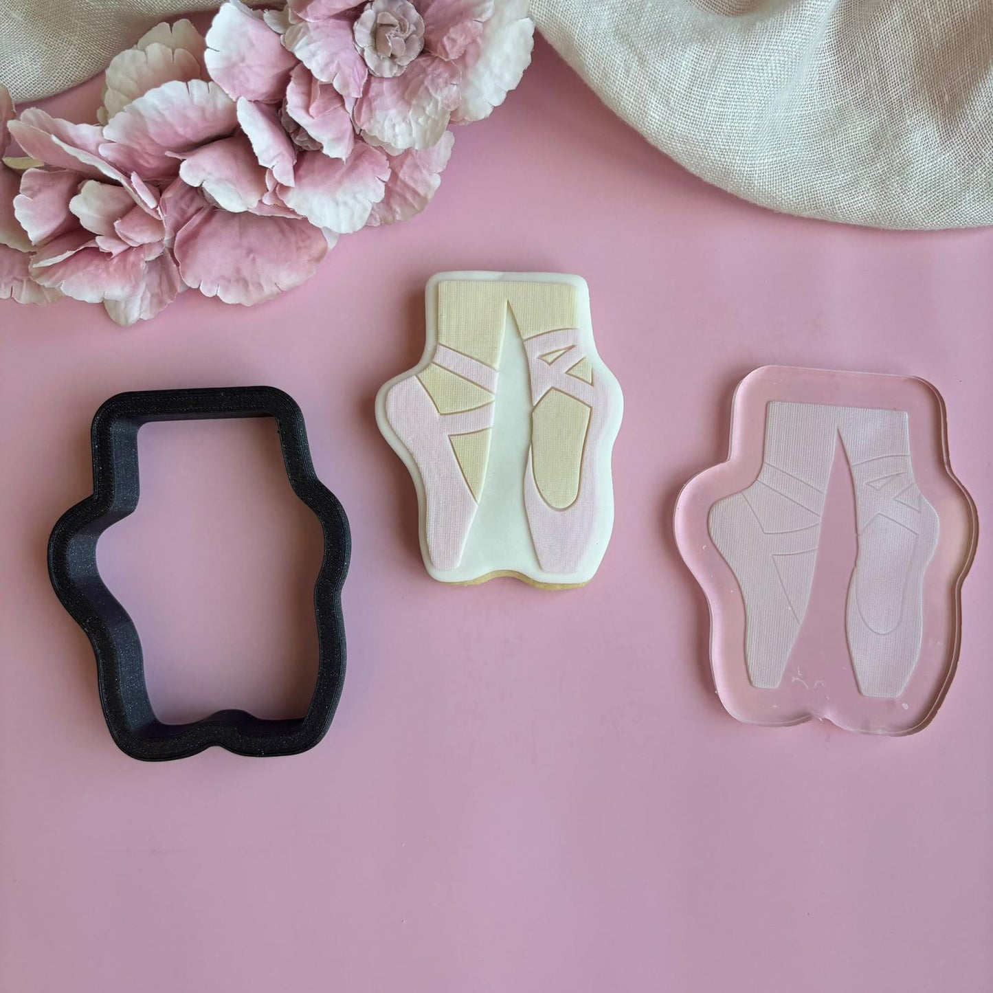 BALLERINA 7 - Slipper (Ausstechform und Stamp)