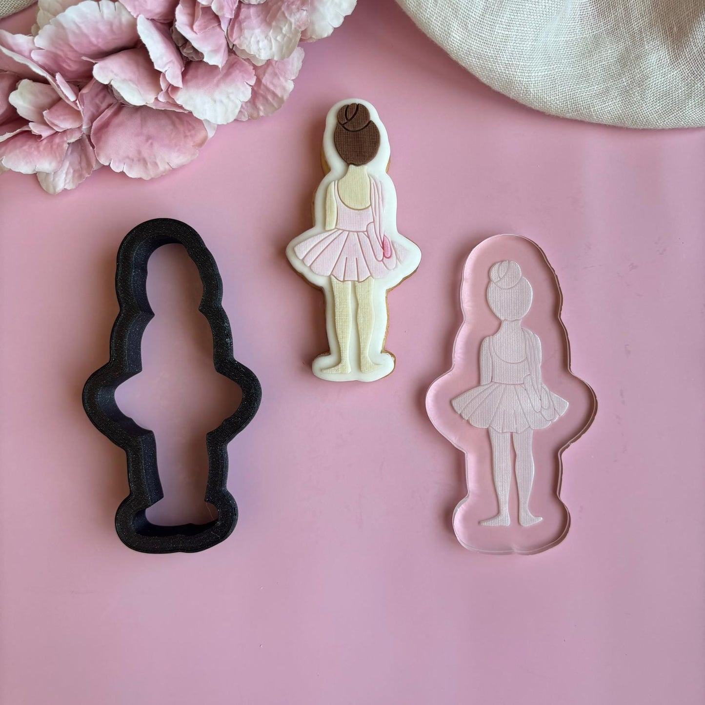 BALLERINA 4 - Tänzerin (Ausstechform und Stamp)