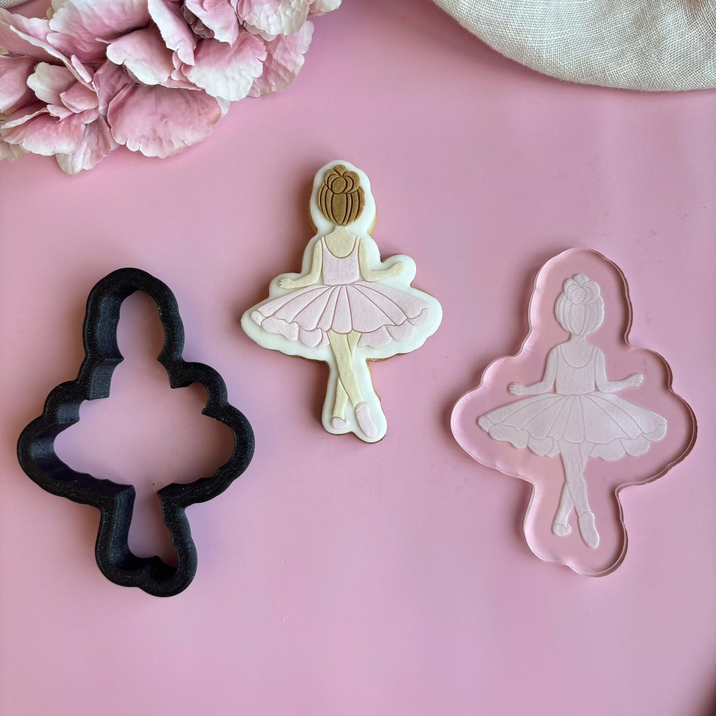 BALLERINA 5 - Tänzerin (Ausstechform und Stamp)