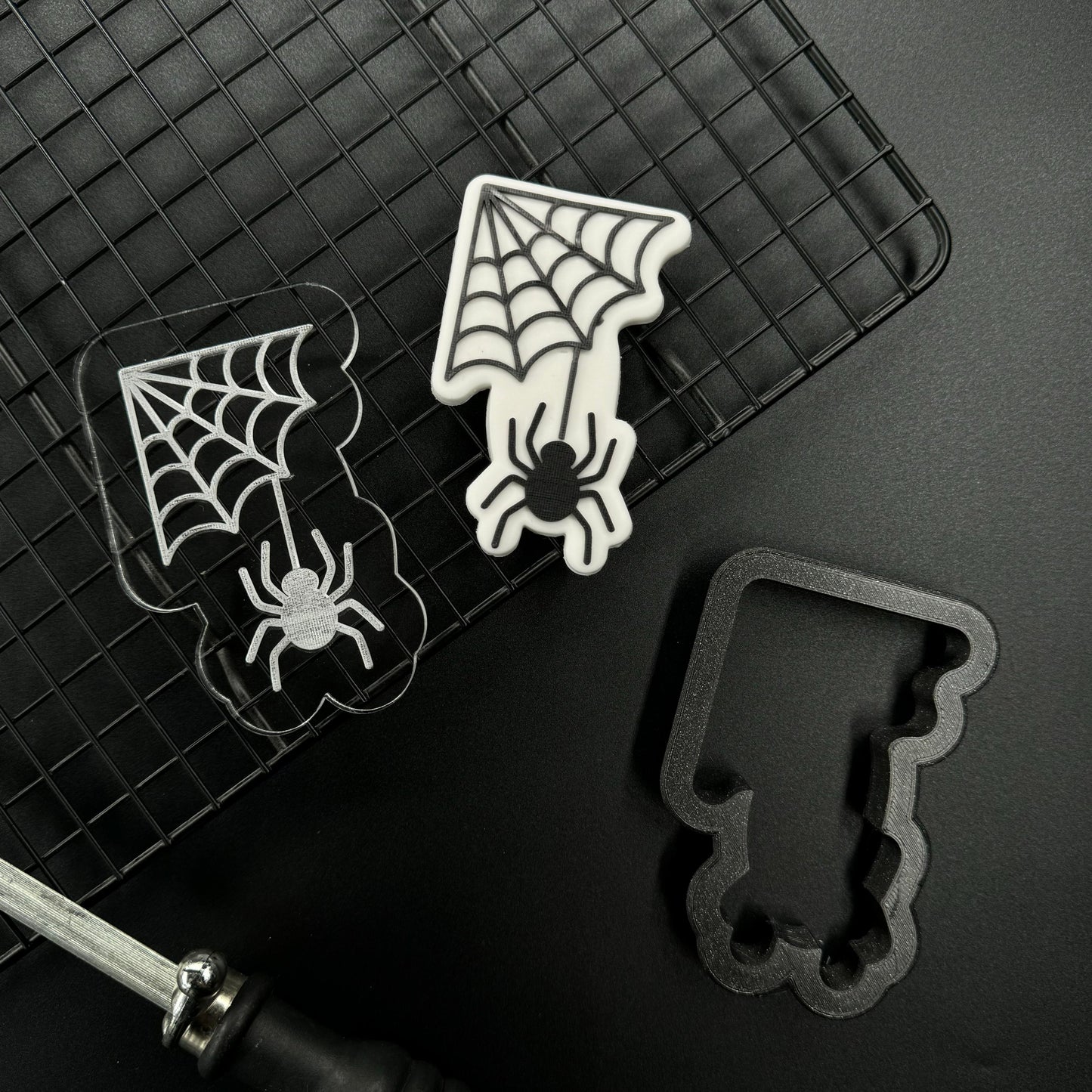 HALLOWEEN 7 - Spinnennetz (Ausstechform und Stamp)