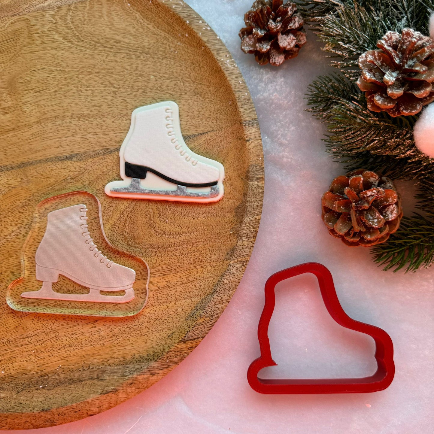 WEIHNACHTEN 25 - Skaten (Ausstechform und Stamp)