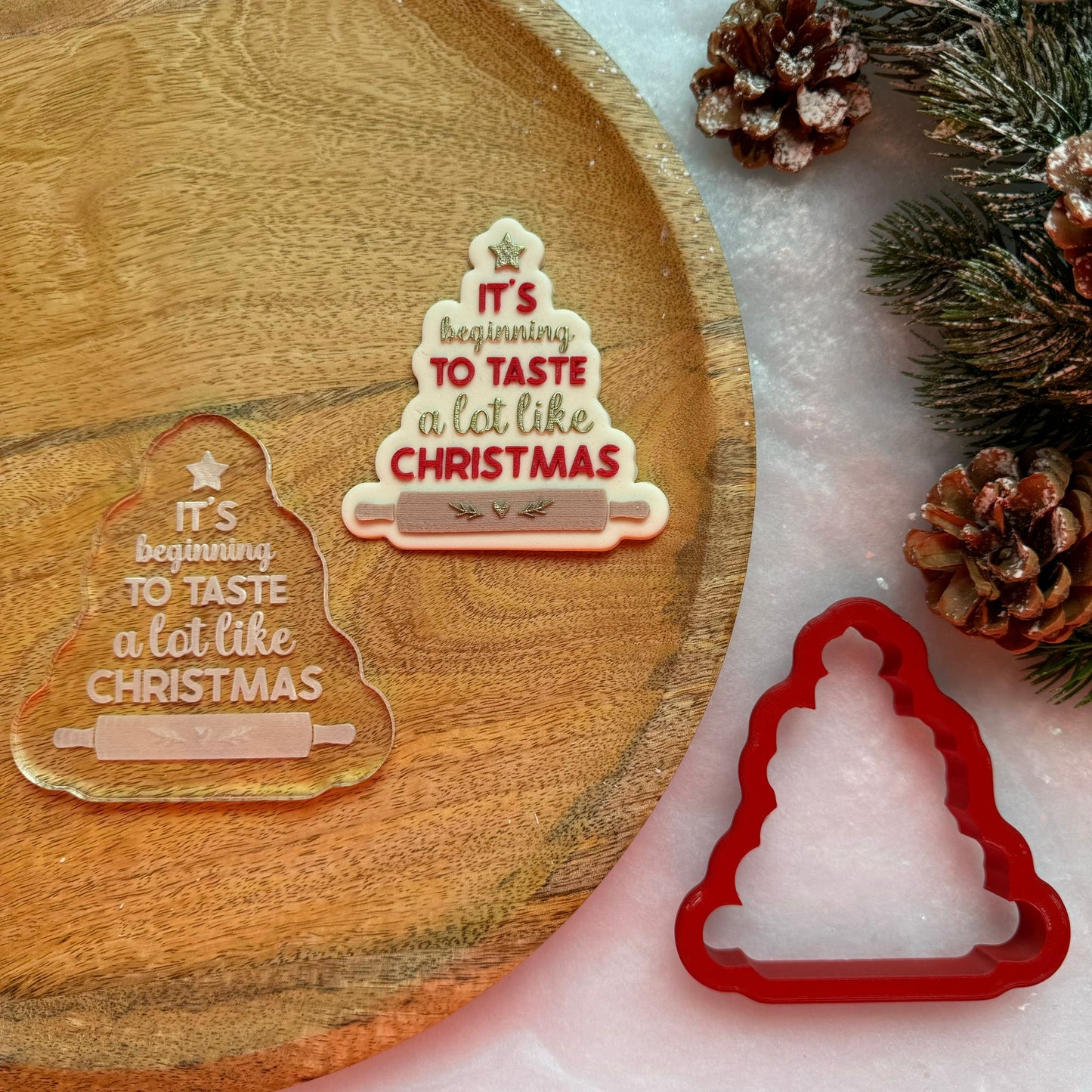 WEIHNACHTEN 5 - Es fängt an zu schmecken.. (Ausstechform und Stamp)