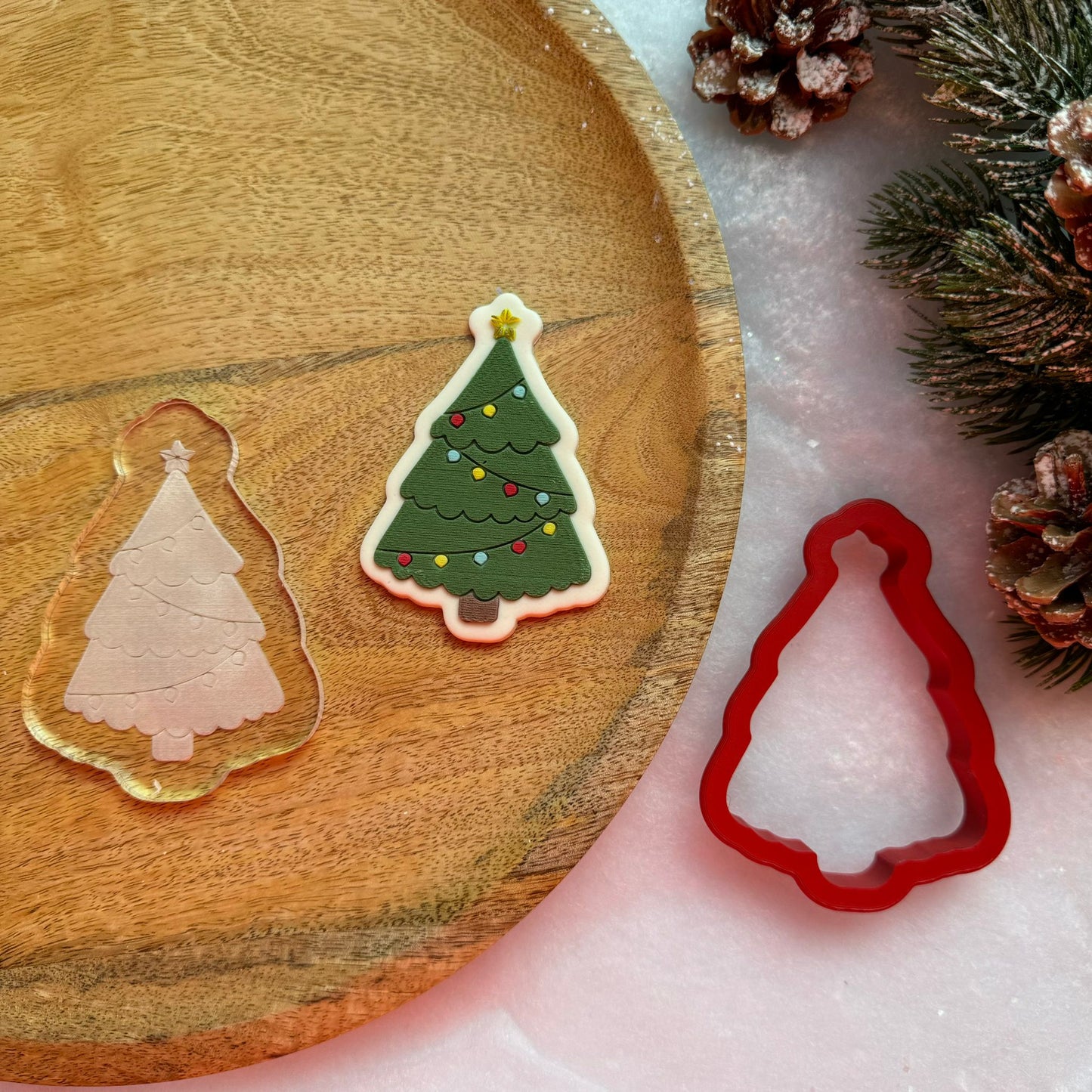 WEIHNACHTEN 26 - Tanne (Ausstechform und Stamp)