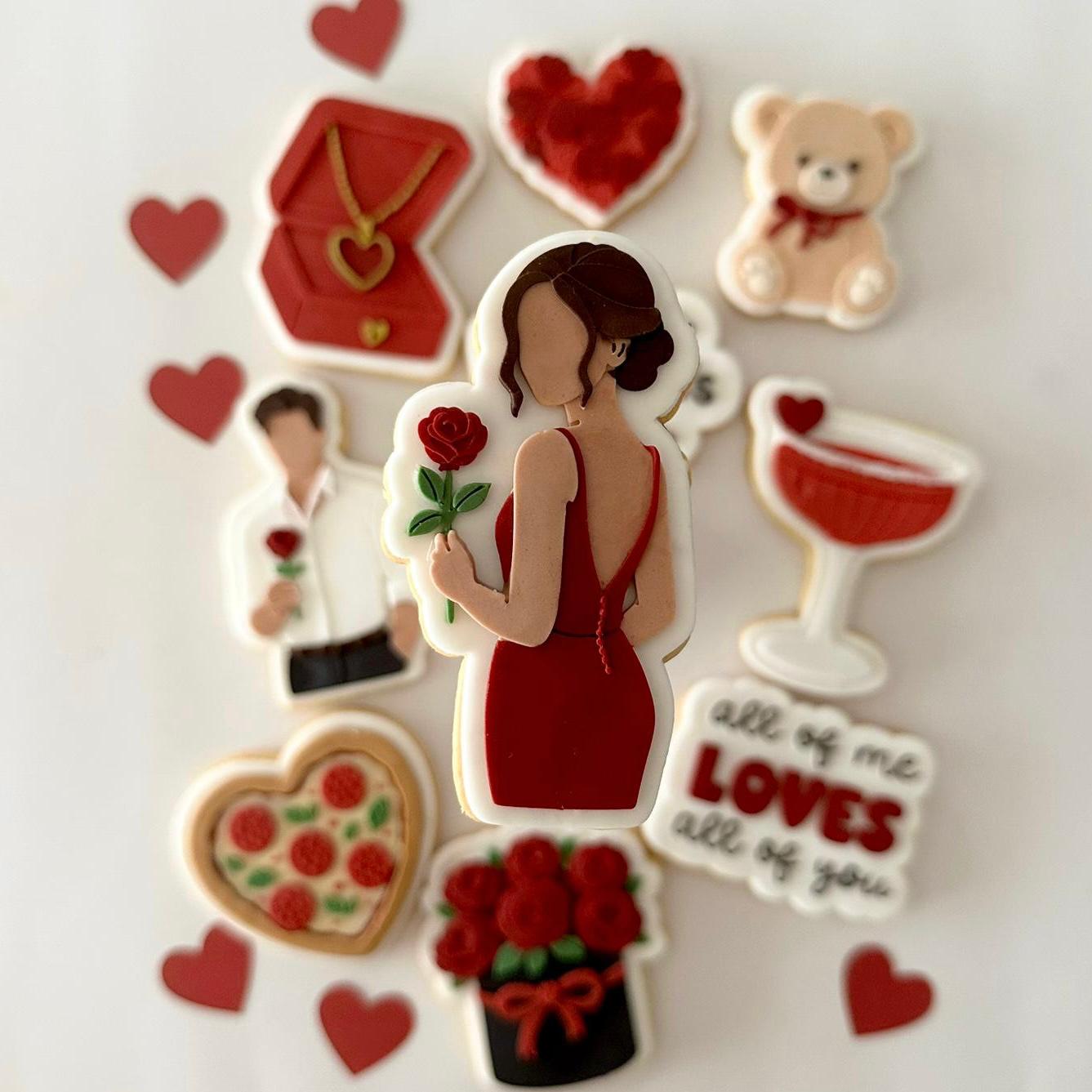 VALENTINSTAG 2026 25 - Mädchen mit Rose