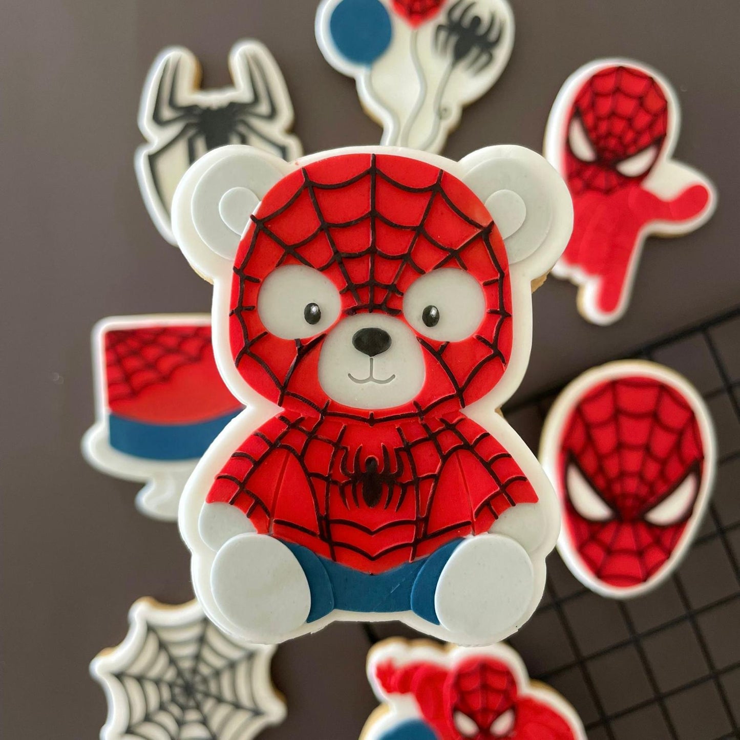 SPIDERMAN 9 - Spiderman-Kostüm-Teddybär