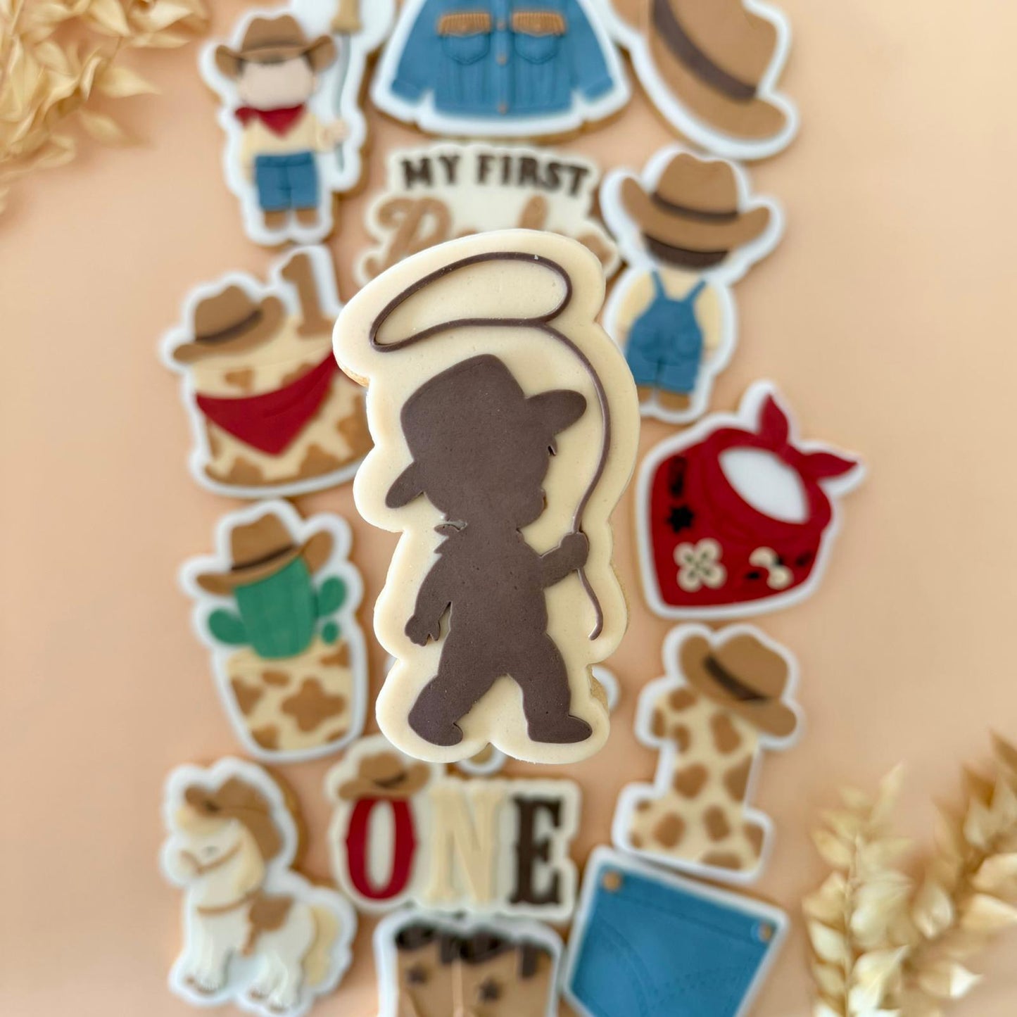 BABY / MY FIRST RODEO 12 - Cowboy-Silhouette