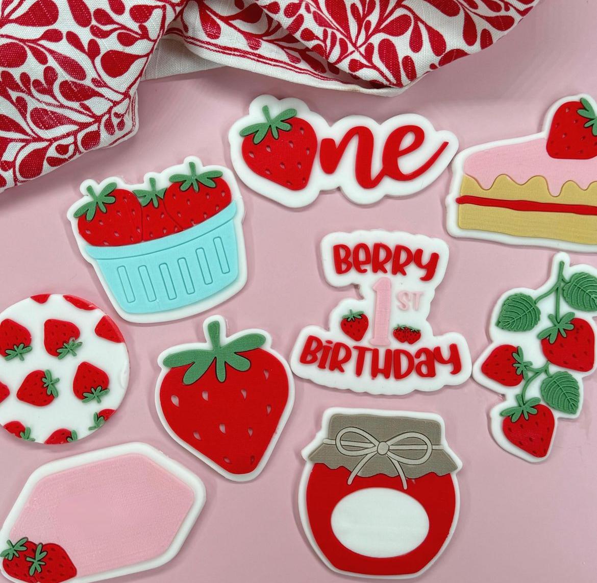 ERDBEERE Ausstechform und Stamp KOLLEKTION