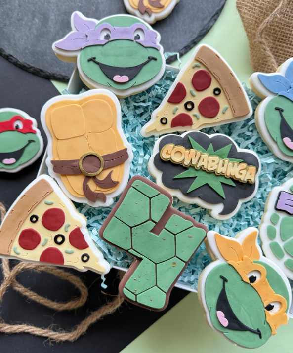 NINJA TURTLE Ausstechform und Stamp KOLLEKTION