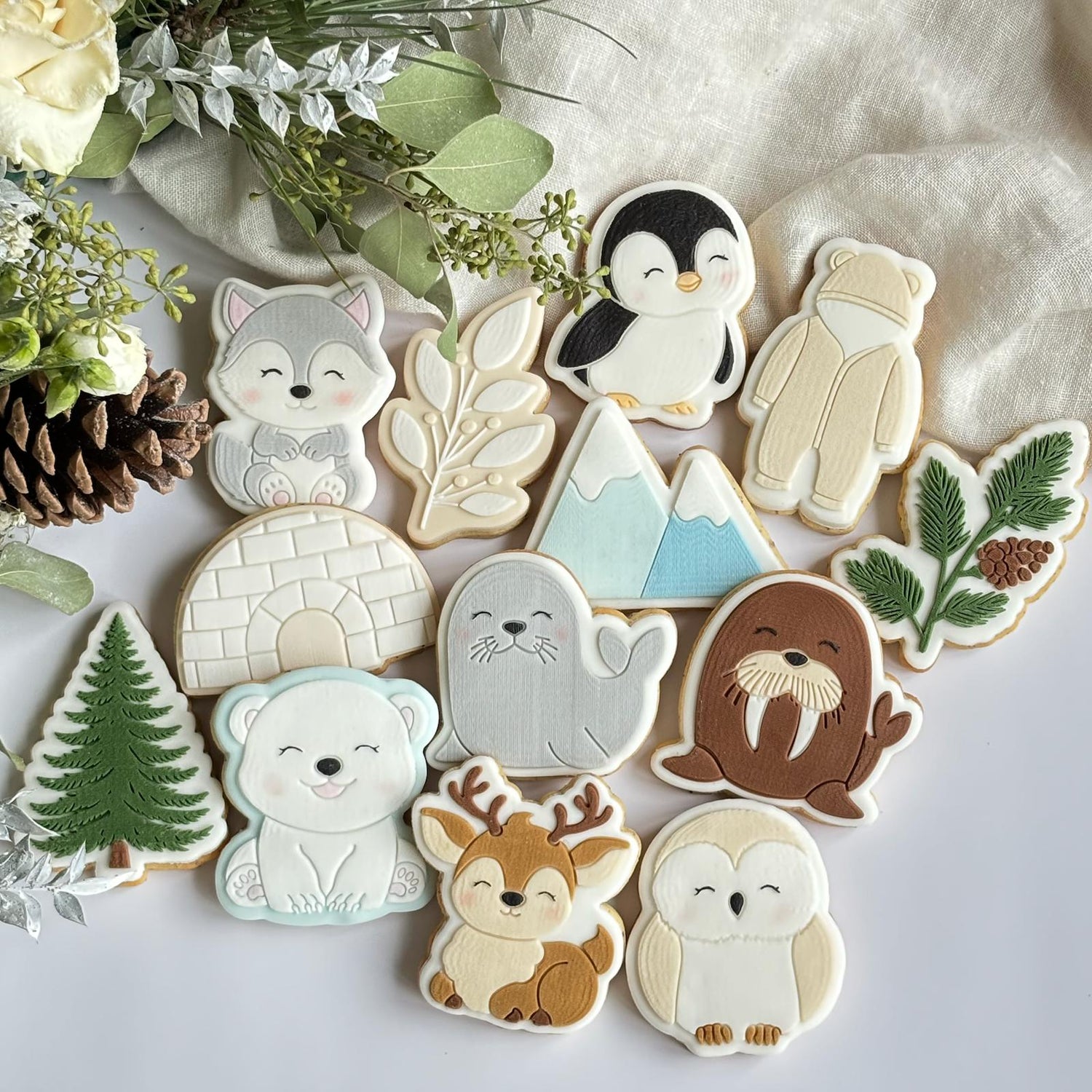 WINTERTIERE Ausstechform und Stamp KOLLEKTION