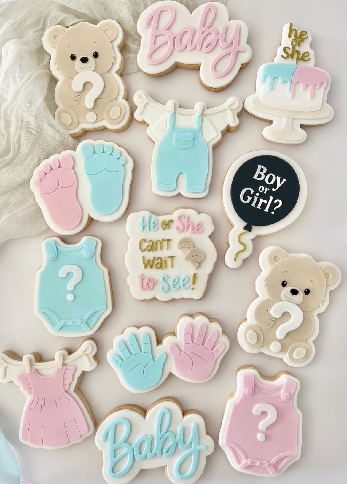 GENDER REVEAL Ausstechform und Stamp KOLLEKTION