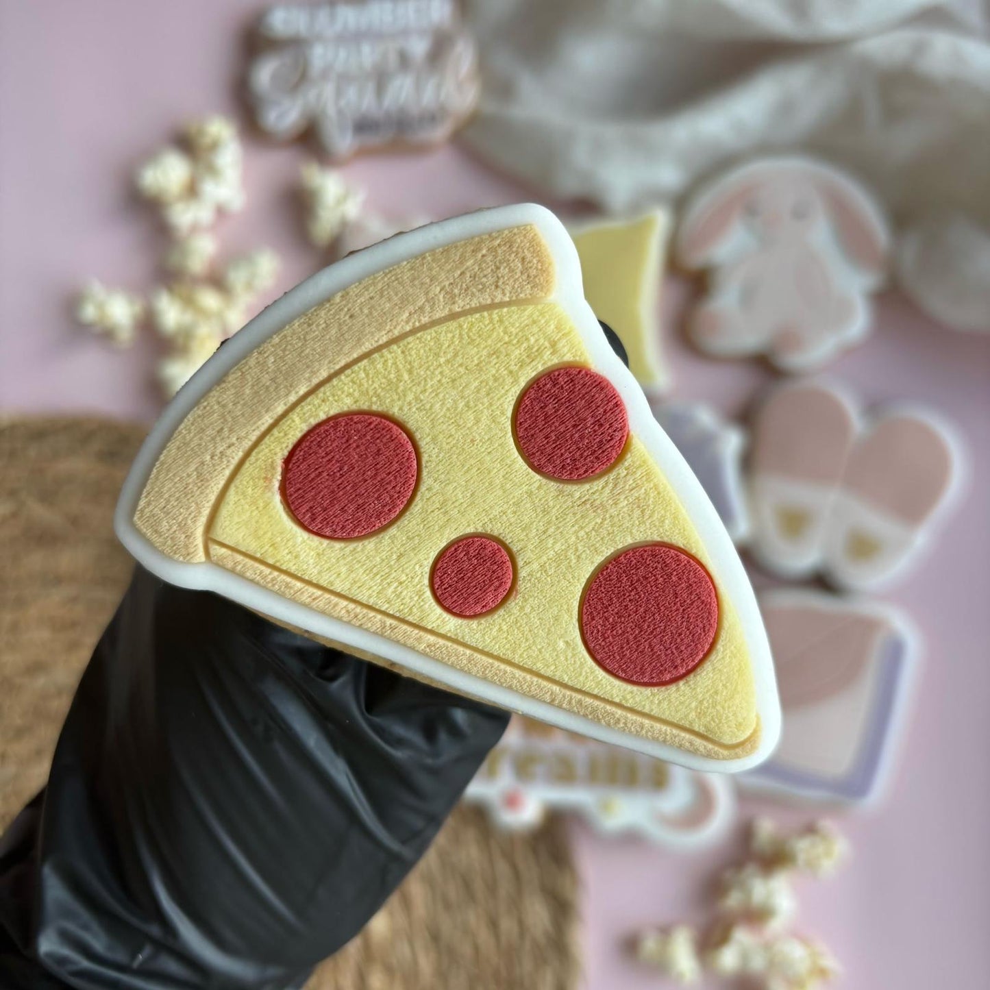 PYJAMAPARTY - 9 Pizza (Ausstechform und Stamp)