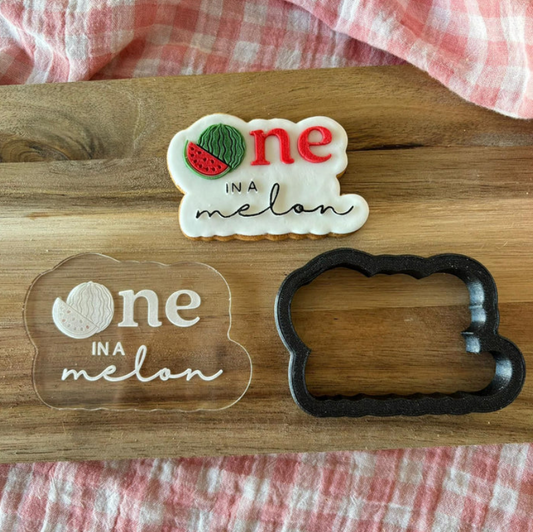 FRÜCHTE 5 - Eins in einer Melone (Ausstechform und Stamp)