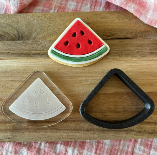 FRÜCHTE 6 - Viertelwassermelone (Ausstechform und Stamp)