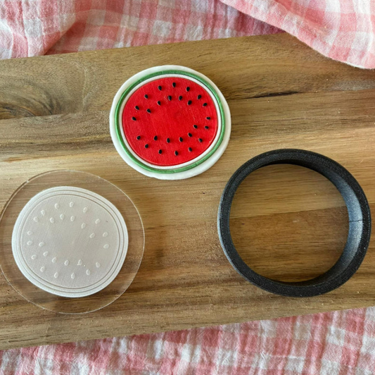 FRÜCHTE 7 - Wassermelone (Ausstechform und Stamp)