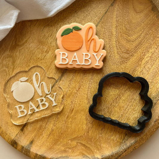 FRÜCHTE 8 - Oh Baby Orange (Ausstechform und Stamp)