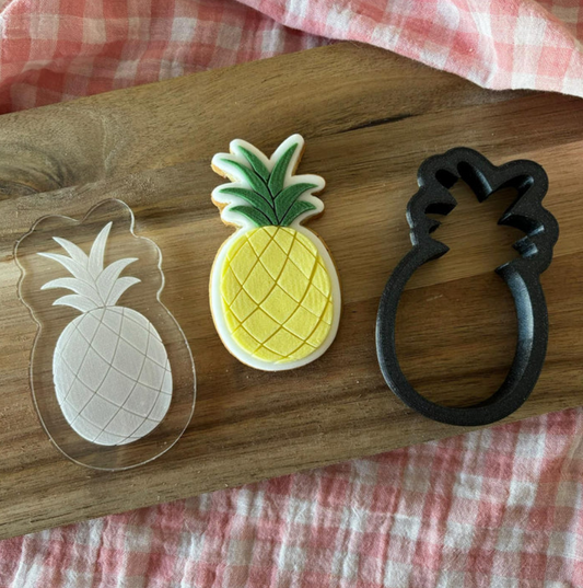 FRÜCHTE 19 - Ananas (Ausstechform und Stamp)