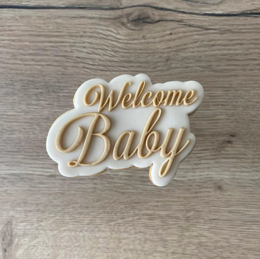 BABY 9 - Willkommen Baby (Ausstechform und Stamp)
