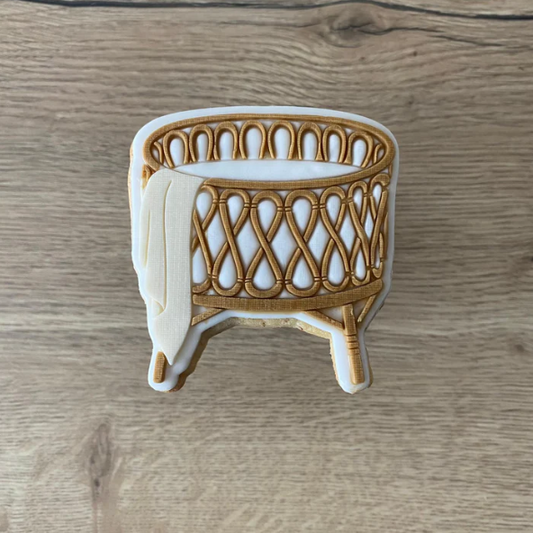 BABY 18 - Babybett (Ausstechform und Stamp)