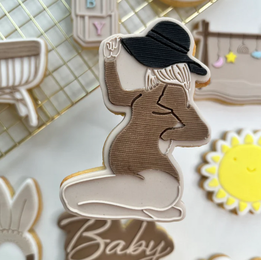BABY 51 - Schwangere Frau (Ausstechform und Stamp)