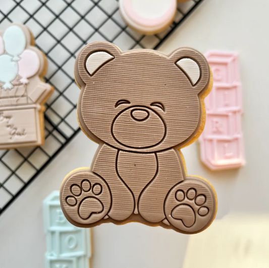 BABY 56 - Teddybär (Ausstechform und Stamp)