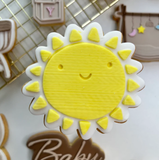 BABY 57 - Sonne (Ausstechform und Stamp)