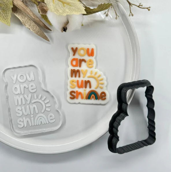SONNE 11 - You Are My Sunshine (Ausstechform und Stamp)