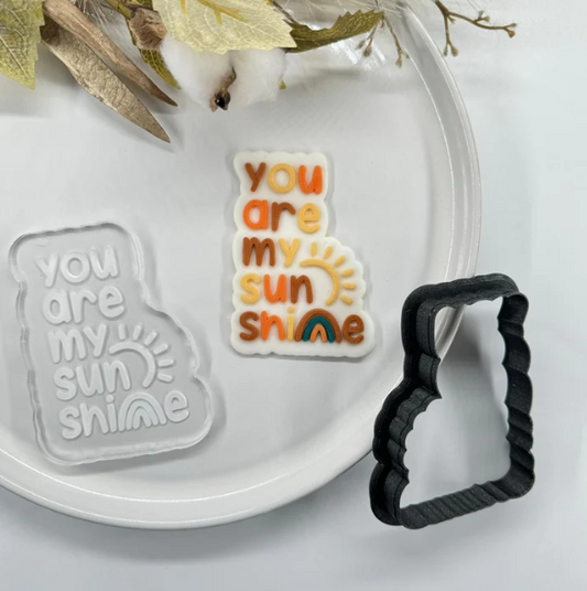 SONNE 11 - You Are My Sunshine (Ausstechform und Stamp)