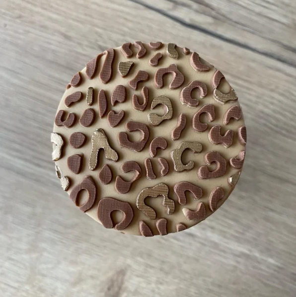 SAFARI 5 - Leopard-Textur (Ausstechform und Stamp)