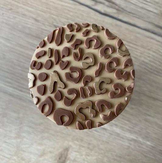 SAFARI 5 - Leopard-Textur (Ausstechform und Stamp)