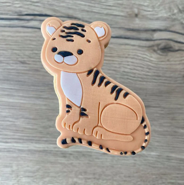 SAFARI 15 - Tiger (Ausstechform und Stamp)