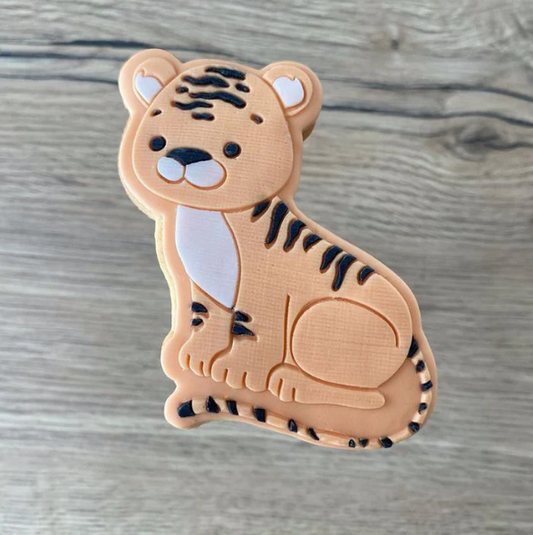 SAFARI 15 - Tiger (Ausstechform und Stamp)