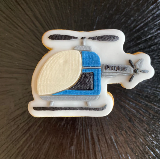 HEROE 11 - Hubschrauber (Ausstechform und Stamp)