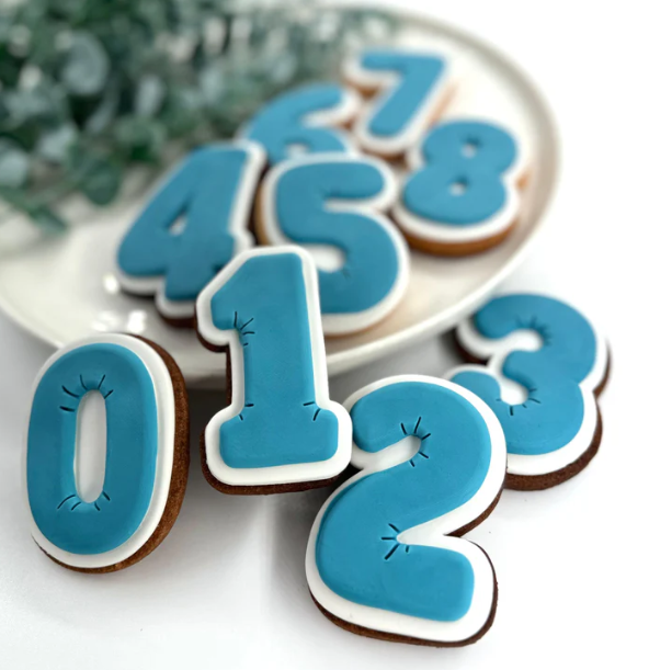 ZAHLEN - 3D-Balloneffekt (Ausstechform und Stamp)