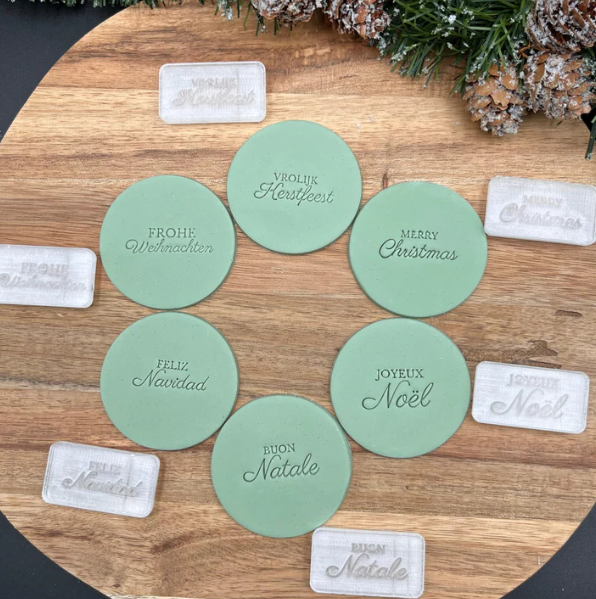 WEIHNACHTEN 17 - Mini Weihnachtsstempel (Ausstechform und Stamp)
