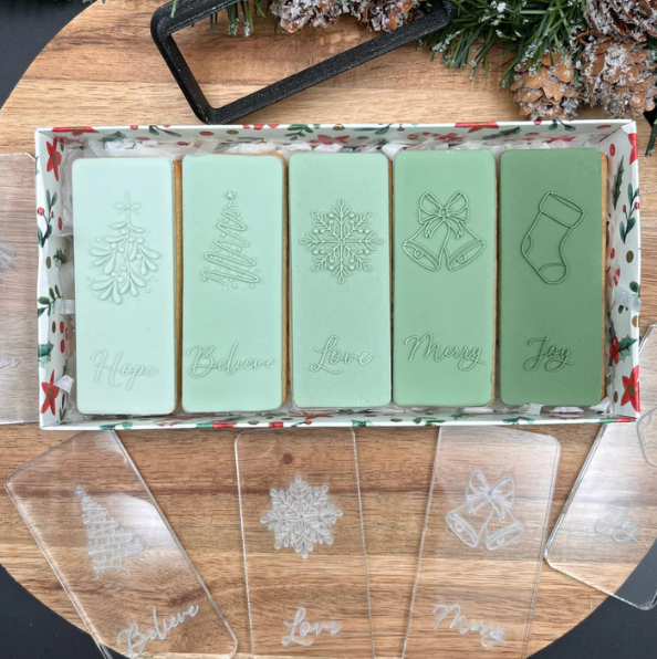 WEIHNACHTEN 21 - Weihnachtsstäbchen (Ausstechform und Stamp)