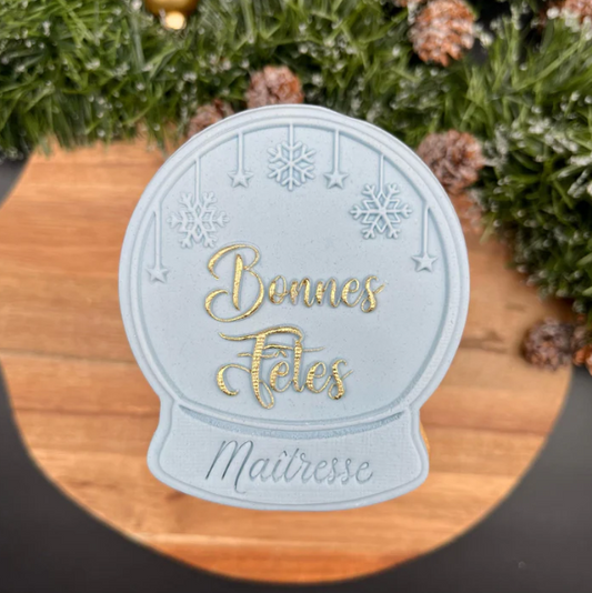 WEIHNACHTEN 35 - Weihnachtskugel (Ausstechform und Stamp)
