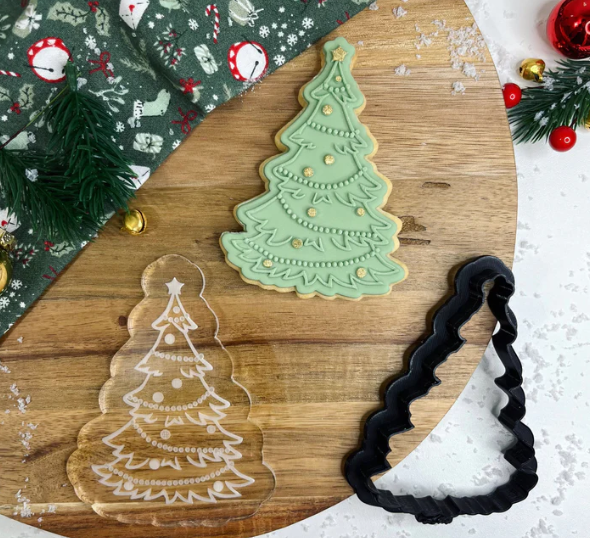 WEIHNACHTEN 51 - Weihnachtsbaum (Ausstechform und Stamp)