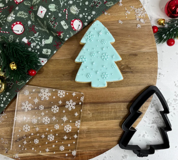 WEIHNACHTEN 52 - Weihnachtsmuster (Ausstechform und Stamp)